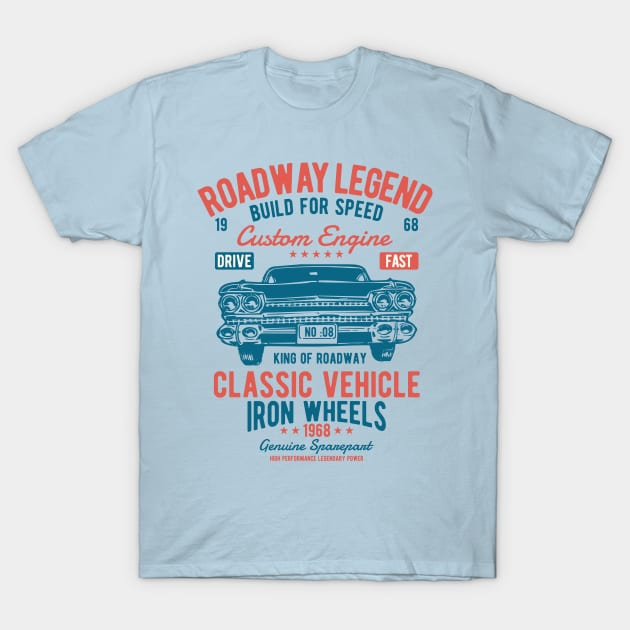 Classic Car T-Shirt by lionkingdesign